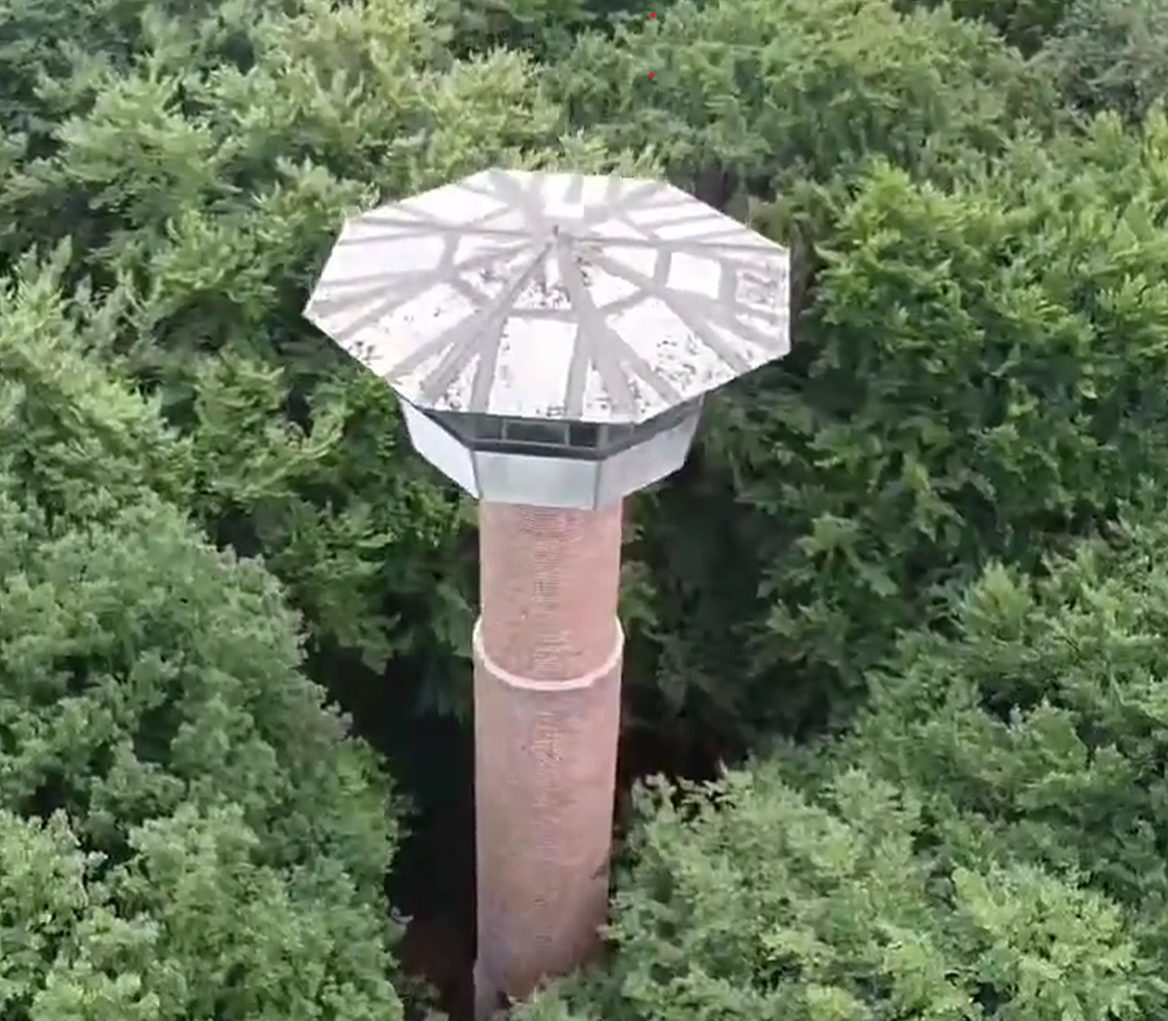 Feuerwachturm Geldenberg von oben